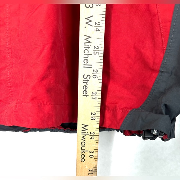 Columbia Titanium Men Size Large Red Black Omni Heat Jacket Hood Zip Pockets - Picture 6 of 16